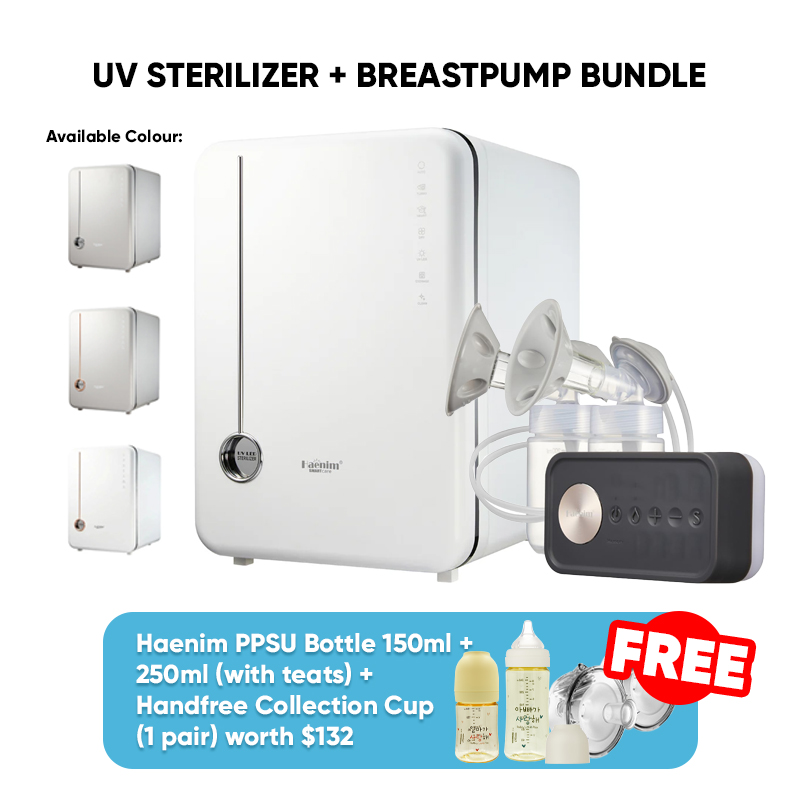 Bundle: Haenim 4G+ Classic UV Steriliser +  NexusFit 7+ Breast Pump + FREE GIFT